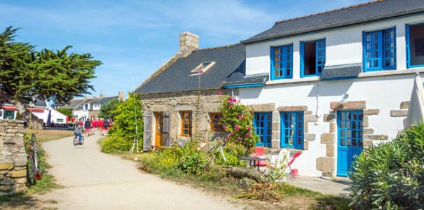 bourg hoedic © cyrille bayssac - OTI baie de quiberon tourisme
