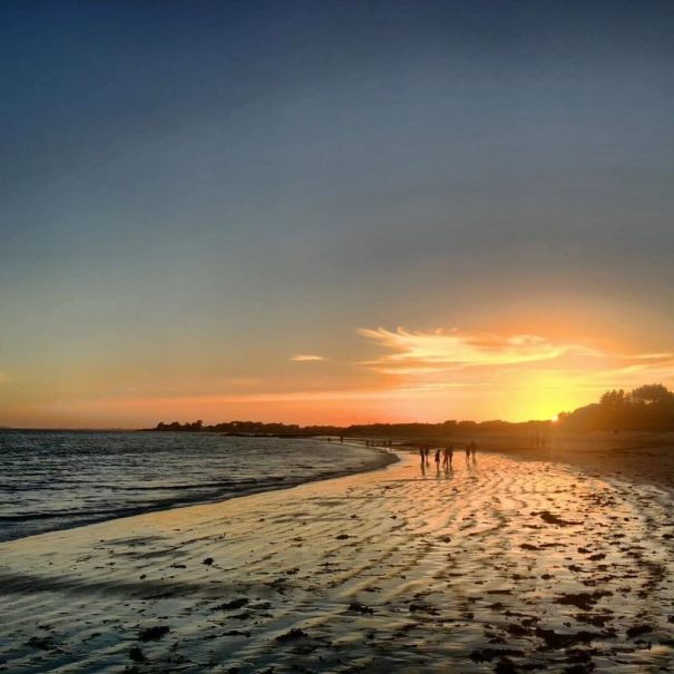 coucher de soleil - plage kervilen 