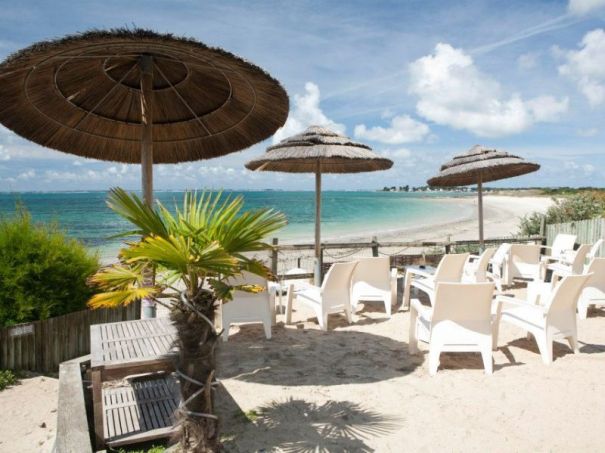 Les plagettes des Terrasses de la plage à Kervillen