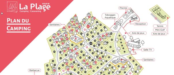 Plan du camping